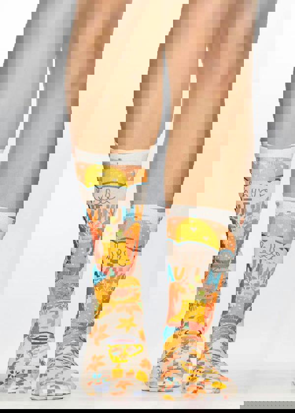 Jemsox HELLO AUTUMN Ladies Novelty Gift Socks