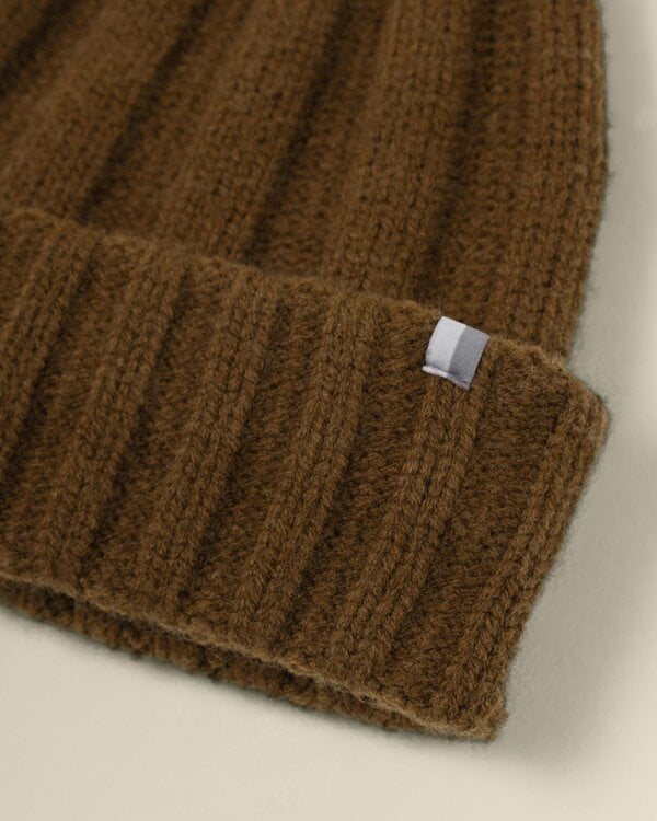 Larsson & Co Frey - 2 Pack Cream & Light Brown Beanie Hat
