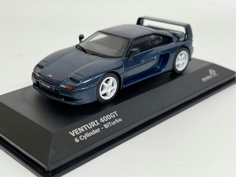 Solido Venturi 400GT 6 Cylinder BiTurbo Blue 1:43 Scale 4313401