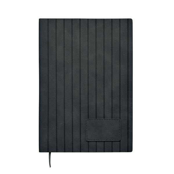 MidOcean Tintray Smokey PU A5 Notebook - Black - 