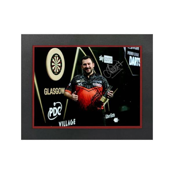 Jonny Clayton Signed 16x12 Image Deluxe Mount #2