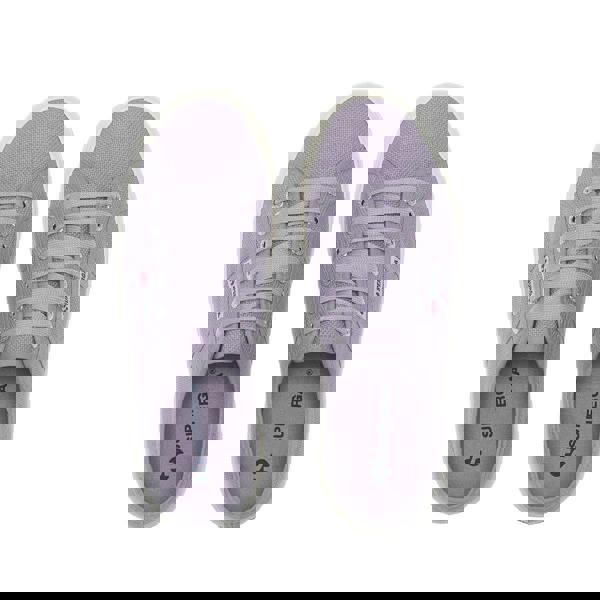 Superga Womens/Ladies 2740 Lace Up Platforms - Violet Lavender/Avorio - 