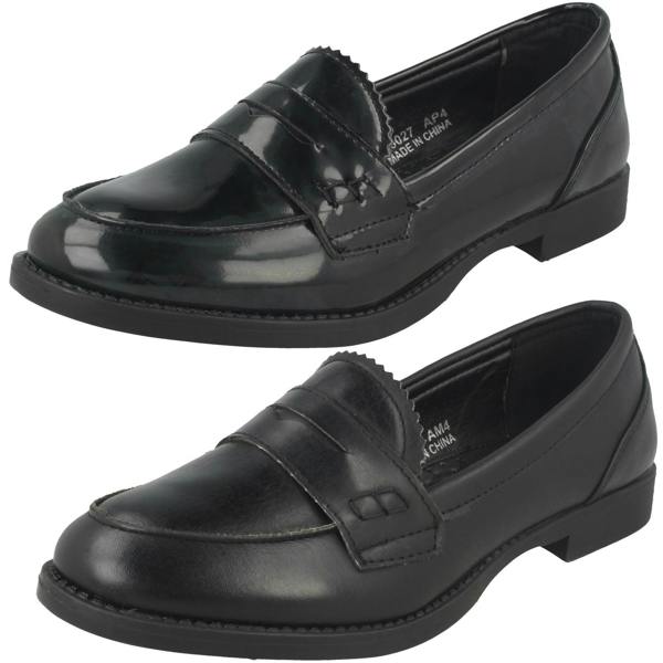 Spot On Girls Spot On Smart Loafer Style Flats