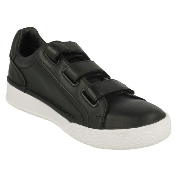 Clarks Ladies Clarks Hook And Loop Fastening Trainers CraftCup Strap
