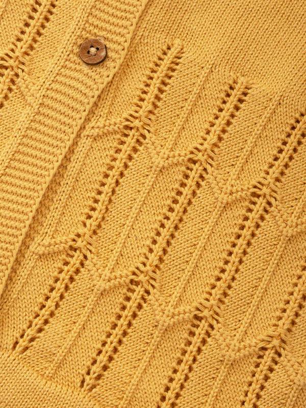Kite Girls Organic Together Cardi Buttercream
