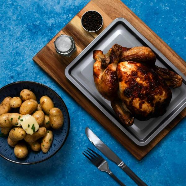  2 x Mini Air Fryer Oven Baking Tray Non Stick