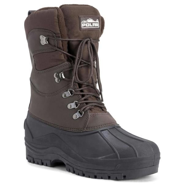 VIVA Polar Men’s Waterproof Winter Boots - Lace-Up for Walking & Hiking