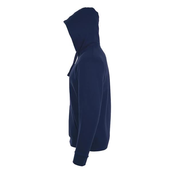 SOLS Mens Stone Zip Up Plain Hoodie - French Navy