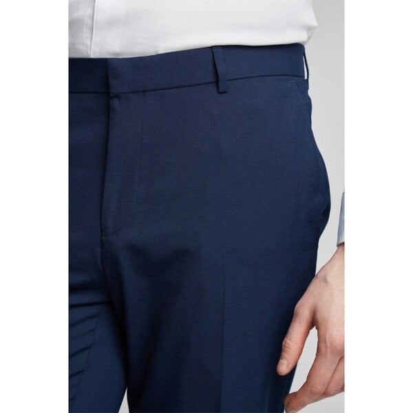 Limehaus Regular Fit Blue Trousers