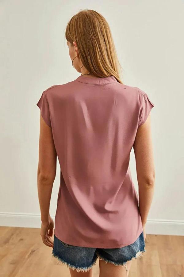 Hoxton Gal Sleeveless V-Neck Shirt