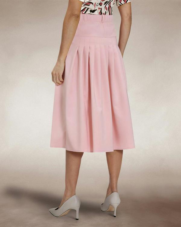 HotSquash Pleated Utility Style Skirt