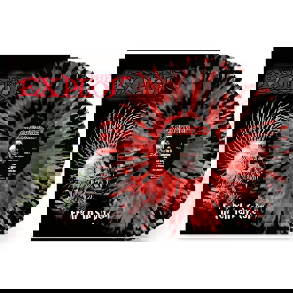 The Exploited 'Fuck The System' 2LP Clear Red Black Splatter Vinyl
