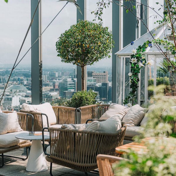 20 Stories Rooftop Restaurant Three Course Lunch for Two
