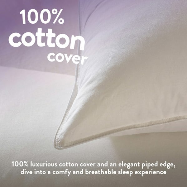 Slumberdown Duck Feather Medium Support Pillow