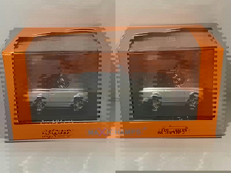 maxichamps 940112130 peugeot 504 cabriolet silver 1:43 scale boxed