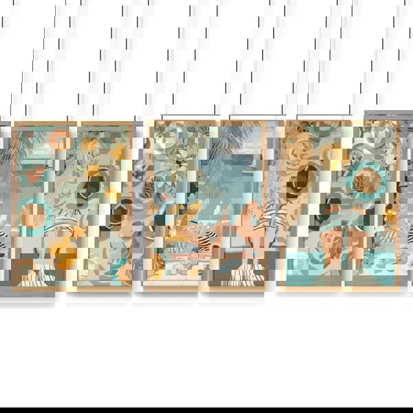 Extra Large Pictures For Living Room | Set of 3 Italian Lifestyle Wall art Prints