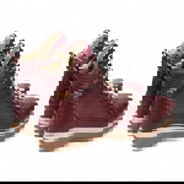 Pikolinos Vigo - Women’s Arcilla Red Leather Ankle Trainers Boots