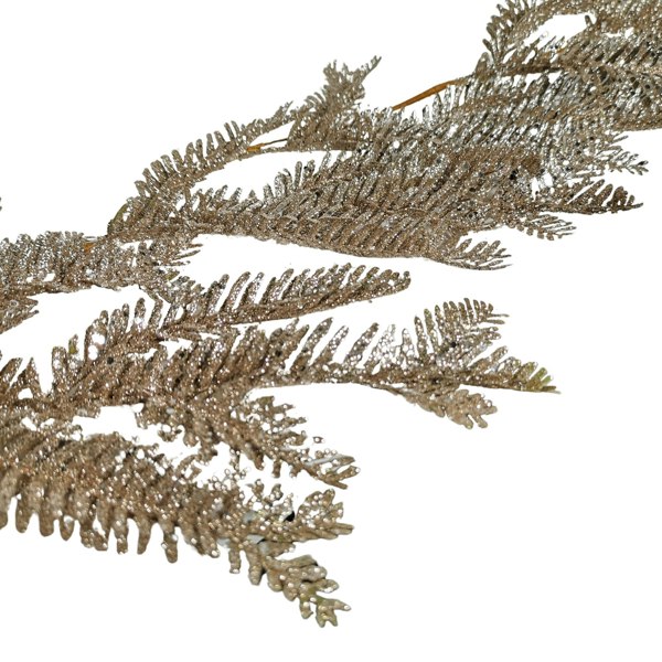 Samuel Alexander 1.8m Light Champagne Glitter Fir Christmas Garland Decoration