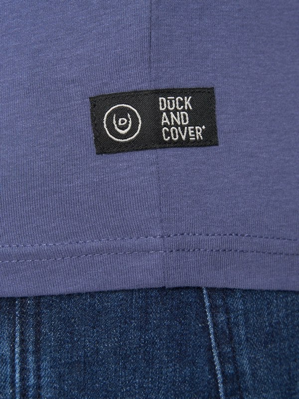 Duck and Cover Pulsea T-Shirt - Denim Blue