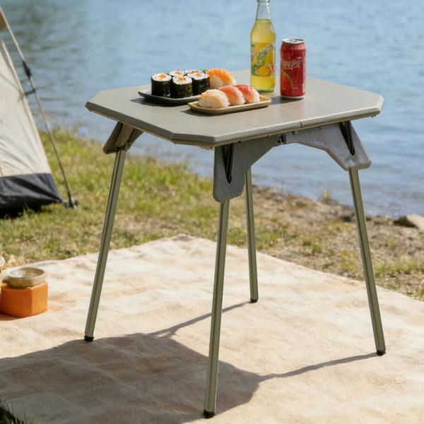 Havendro Green Portable Folding Camping Table Detachable Legs BBQ Picnic Table with Storage Bag