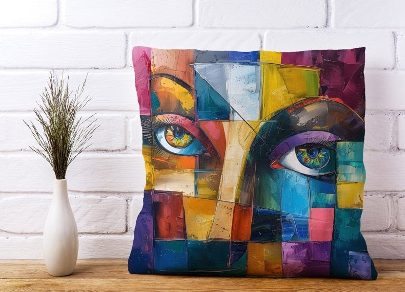 Warren Reed Fragmented Vision: Eyes Of The Soul Cushions