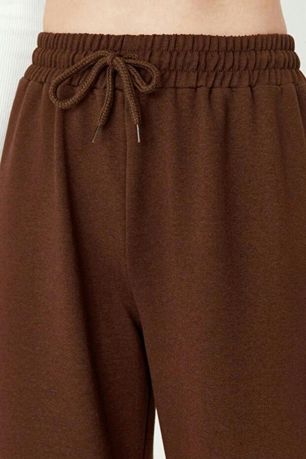 WOVCOR Cotton Wide Leg Thin Knit Jogger