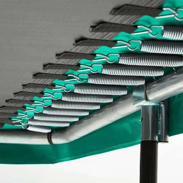7ft x 5ft Green Rectangular Comfort Edition Trampoline with Enclosure (5091G)