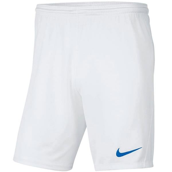 Nike Childrens/Kids Park III Shorts - White - 