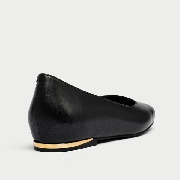 Calla Lucinda Flat Shoes for Bunions & Wide Feet - Black Leather