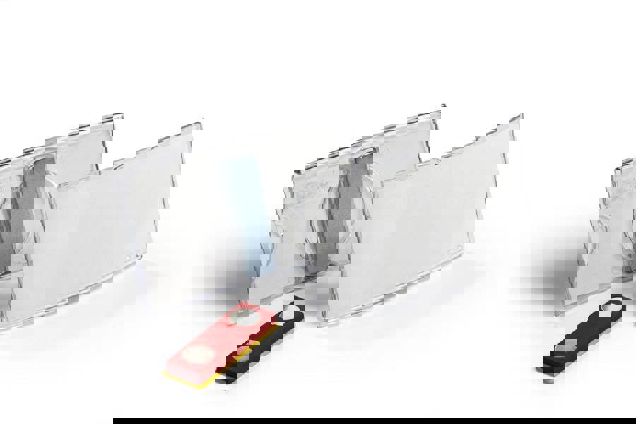 Durable CONVEX Magnetic Name Tag Badge Holders + Inserts | 25 Pack | 40 x 75mm