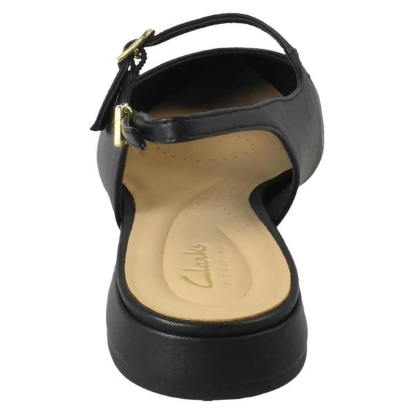 Clarks Ladies Clarks Buckle Fastening Slingback Shoes Sensa 15 Shine