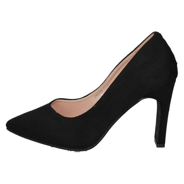 Spot On Ladies Spot On High Heel Wide Fit Court Shoes F90109
