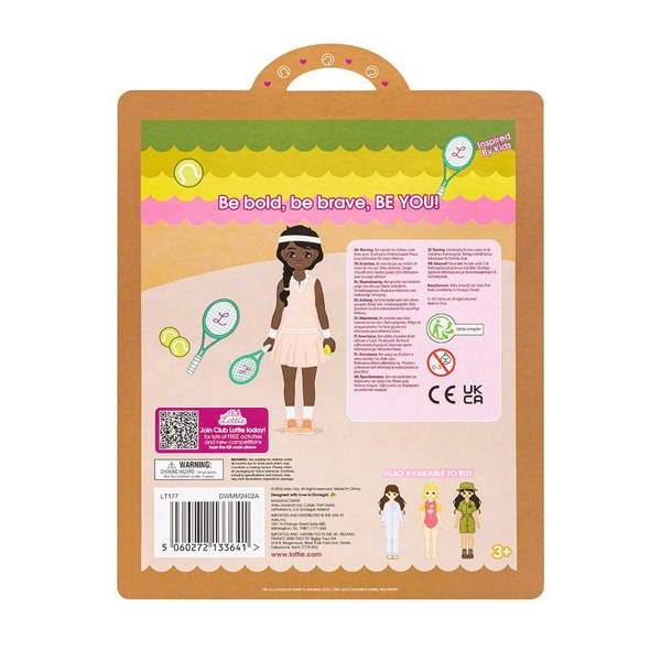 Lottie Dolls Tennis Club Outfit and Accessories