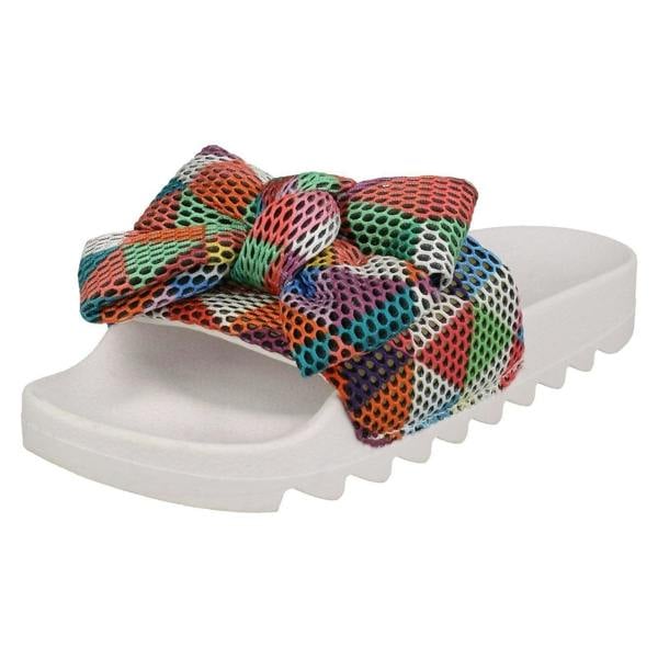 Spot On Ladies Spot On Multi Twist Bow Sliders