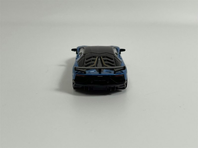 Mini GT Lamborghini Aventador SVJ 63 Blu Aegir RHD 1:64 Scale MGT00784R