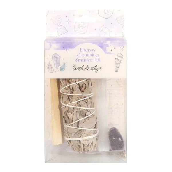 Serano Smudge Kit with Amethyst Crystal