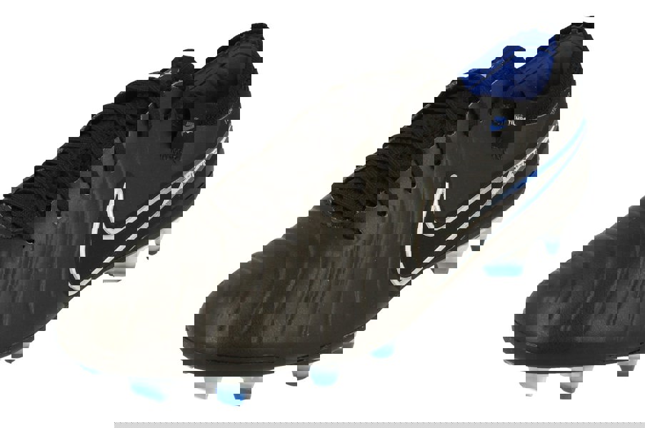 Nike Legend 10 Elite Mens Football Boots Dv4328  040 - Black Chrome Hyper Royal 040 - Photo 0