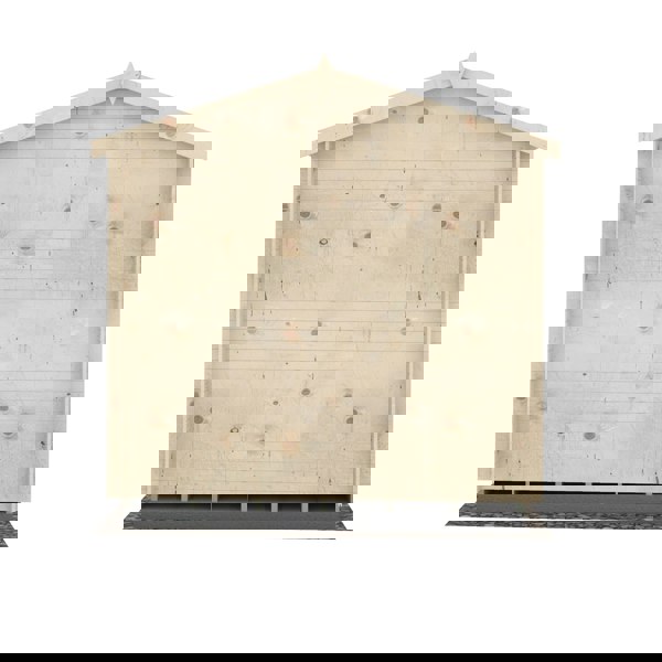 Shire Peckover 8x8 Log Cabin 19mm interlock  Cladding - Best Shed