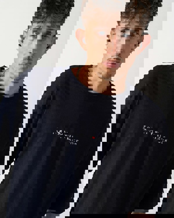 Tommy Hilfiger Contrast Logo Mens T-Shirt - Desert Sky