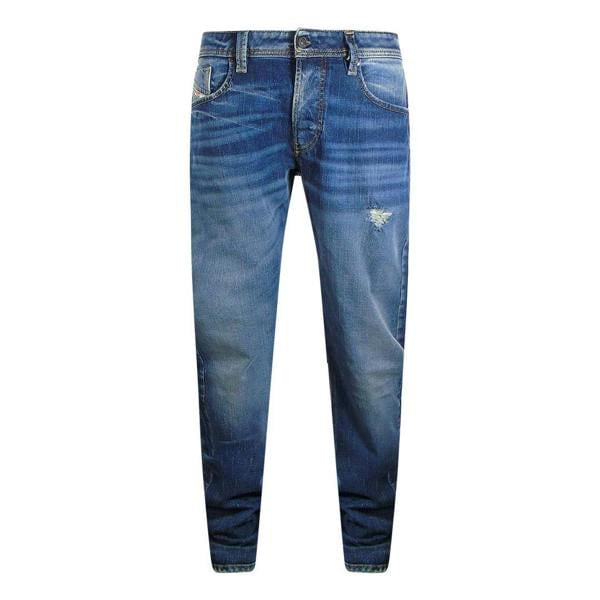 Diesel Mens Larkee-X Denim Jeans - Dark Blue - 