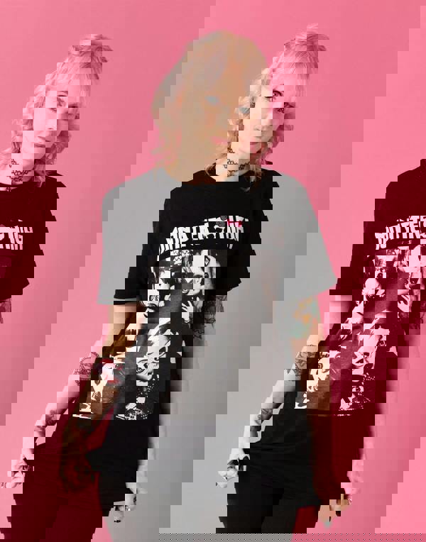 Monster High Womens Black Dolls Short Sleeved T-Shirt