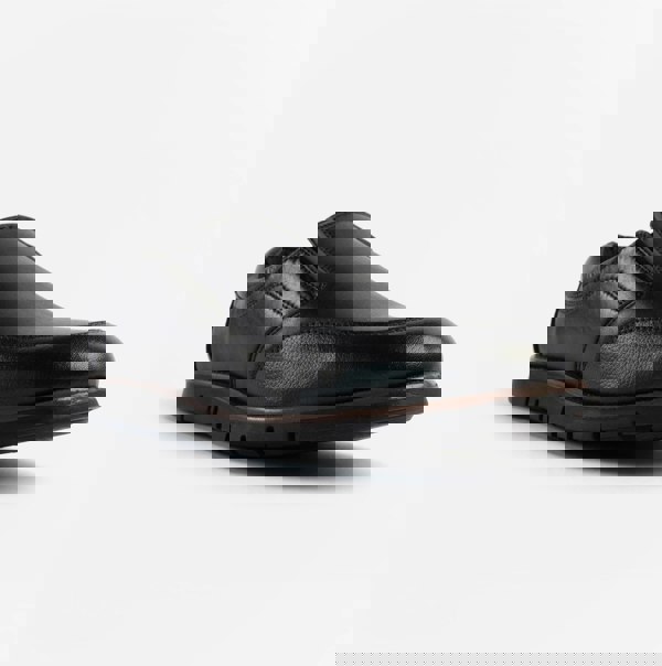 Dr Keller ADONIS Mens Leather Slip on Shoes Black