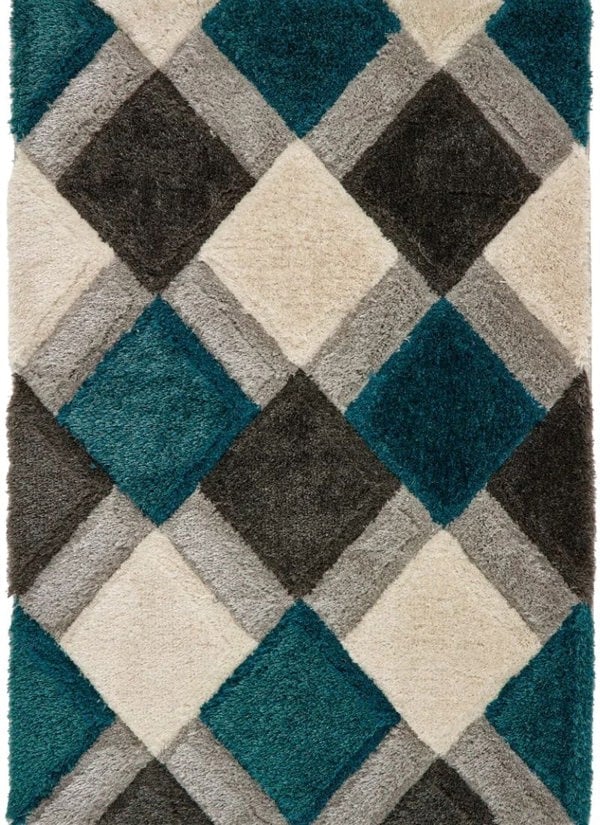 The Rugs 3D Geo Carved Rug – Geometric Design