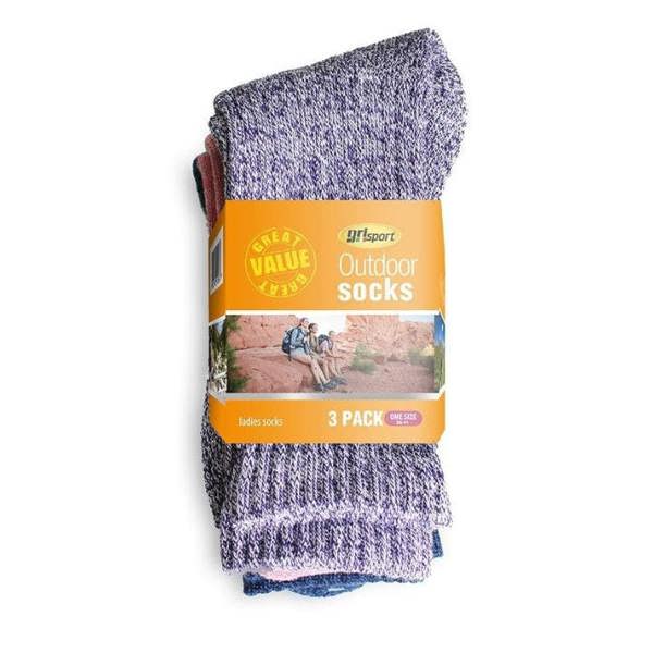 Grisport Ladies Outdoor Socks 3 Pair Pack
