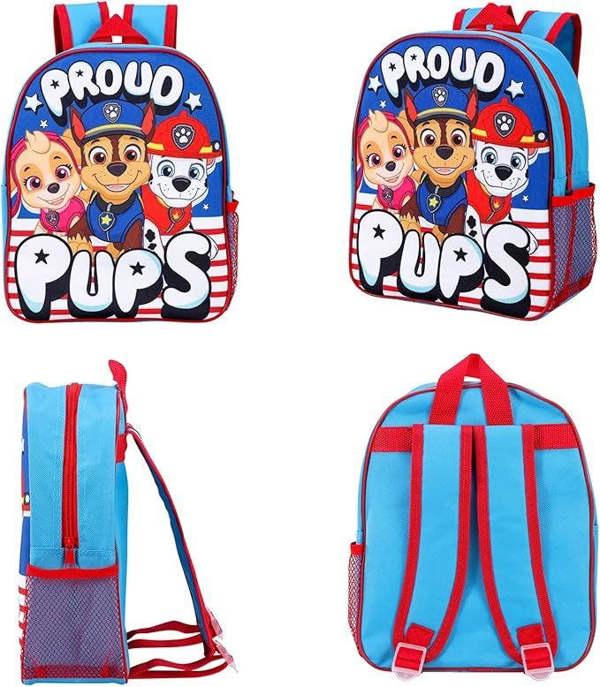 Infinity Luggage Paw Patrol Backpack  Adjustable Shoulder Strap Schoolbag