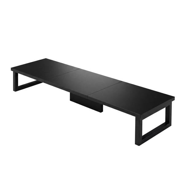 Levede Dual Screen Stand Riser Office Desktop Computer Monitor Shelf Holder 90cm