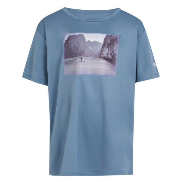 Regatta Childrens/Kids Alvardo VIII Scenery T-Shirt - Coronet Blue