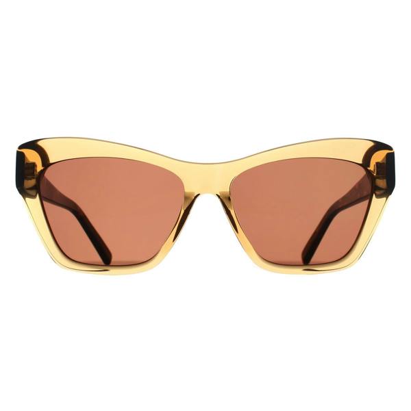 DKNY Sunglasses DK535S 730 Crystal Amber Brown
