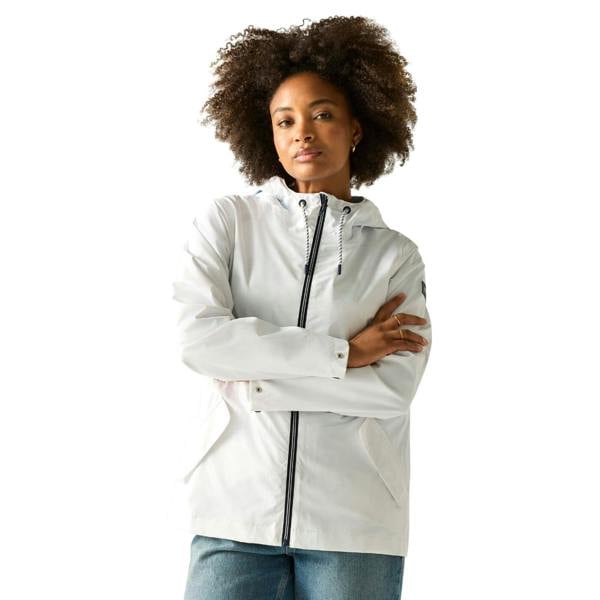 Regatta Womens/Ladies Bayletta Plain Waterproof Jacket - White - 