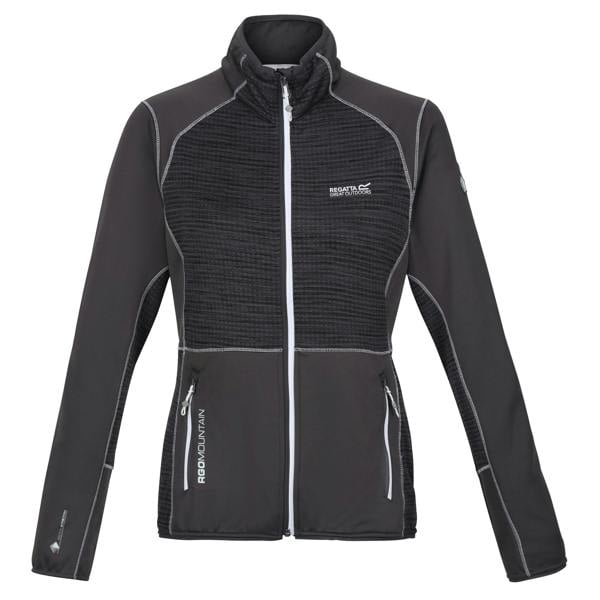 Regatta Womens/Ladies Yare VII Marl Full Zip Soft Shell Jacket - Seal Grey - 